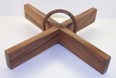 Cross and ring puzzle